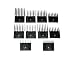 Oster Professional 10 Universal Comb Set Specially Designed to Fit Oster Clippers