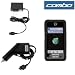 Black Rubber Silicone Skin Cover Case + Rapid Car Charger + Home Travel Charger for T-Mobile Samsung Behold T919 Cell Phone