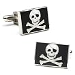 Pirate Jolly Rodger Flag Cufflinks