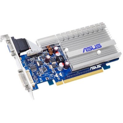 ASUS Geforce 8400GS PCI-E 2.0 512 MB DDR2 Graphics Card EN8400GS Silent/P/512M
