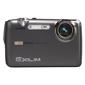Casio Exilim EX-FS10 Digital Camera - Metallic Grey (9.1MP, 3x Internal Optical Zoom) 2.5 inch LCD