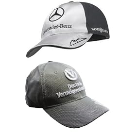 CAPS X 2 Formula One 1 Michael Schumacher F1 NEW! Combo
