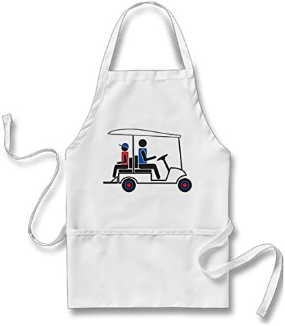 Daydup Adult Aprons Most Patriotic Golf Cart Family Apron