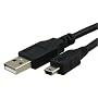 6FT Digital Camera Cable USB MINI-B 5-pin for SONY/CANON/HP/OLYMPUS