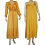 Silk Caftan Long Sleeve Evening Gown Size XS (kftns003)