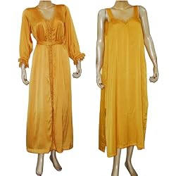 Silk Caftan Long Sleeve Evening Gown Size XS (kftns003)