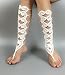 Crochet Leg Gladiator Style Lace up Cotton Barefoot Sandals Beach Pool, Nude Shoes Foot Jewelry Footless Sandles Beach Wedding Jewelry, Yoga Chain, Anklet, Wedding Shoes, Beach Wedding, Summer Shoes
