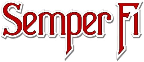 US Marine Semper Fi Decal Sticker 3.8"