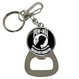 Bottle Opener Key Chain of POWMIA (Prisoner of War - Missing in Action - POW MIA)