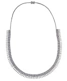 14K White Gold Diamond Tinsel Necklace, 3 3/8 CTW