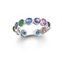 Sterling Silver Multi-Color Cabochon Ring by Cheline