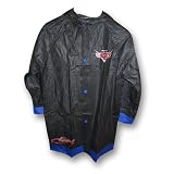 Disney Cars Boy's Black with Blue Trim Rain Slicker Sizes Small 2/3 Medium 4/5 Large 6/7