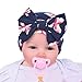 Baby Hats,Canserin Newborn Hospital Bowknot Flower Hat (Navy)