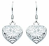 Dew - SP68811HP006 - Boucles doreilles pendantes Femme - Coeur - Argent 1.5 Gr
