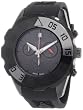 GV2 by Gevril Men's 3005R Parachute Black PVD Chronograph Rubber Date Watch by GV2 by Gevril