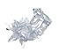 Venetian Style Silver Eye Costume Masquerade Mardi Mask