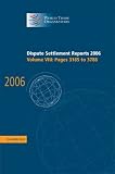 Dispute Settlement Reports 2006 (World Trade Organization Dispute Settlement Reports)(書籍/雑誌)