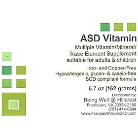 Click here to buy ASD Vitamin Powder for Children with Autism Spectrum Disorder Multiple Vitamin mineral... by VitaSpectrum.