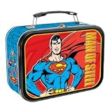 Vandor 10.0 by 4.00 by 7-1/20-Inch Superman Large Tin Tote, Multicolored