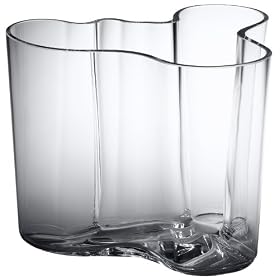 iittala Aalto 6-1/2-Inch Glass Vase