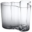 iittala Aalto 6-1/2-Inch Clear Glass Vase
