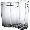 iittala Aalto 6-1/2-Inch Glass Vase, Clear