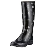 Aigle Women's Venise Deluxe Rubber Boots,Black,EU 37 M