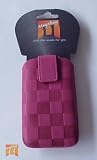 MegaBag  pink race M Tasche Etui Handy-Tasche Holster Köcher Cover Schutztasche mit Slide-out-Technik für Sony Ericsson Hazel