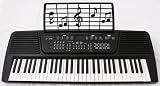Elegance 61 Keys Black Electronic Keyboard