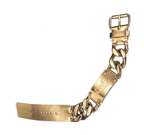 Dolce & Gabbana D&G Jewels Bracelet GLOW DJ0723, Color: Gold-Coloured, Size: One Size