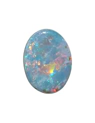 O&G Australia Natural Opal Doublet Gemstone, 6x8mm (0.79cttw)