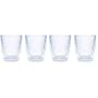 Tervis 12 ounce Clear Tumbler Set of Four
