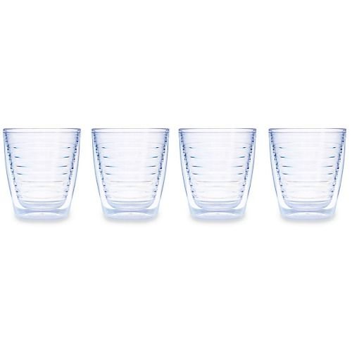 Tervis 12 ounce Clear Tumbler Set of Four