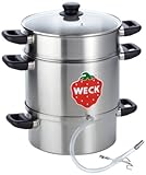 Weck WSG 28E Elektro-Entsafter 1500 Watt, ER, 26 cm, mit Schlauchgarn.