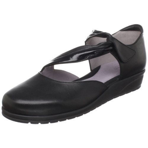 BeautiFeel Women's Dear Sandal,Black Leather,37 EU/6-6.5 M US
