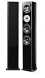 Pure Acoustics Noble Series Dual 5-Inch Floor-standing Loudspeaker (High-Gloss Black)