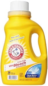 Arm & Hammer Liquid Laundry Clean Burst with Bleach, 50 Fluid Ounce