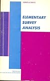 Elementary survey analysis