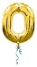 Numbers Foil Balloons | Zero Shaped Balloon, Silver