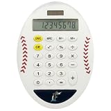 Florida Marlins White Baseball Pro-Grip Calculator