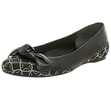 Nine West Womens Leduce Flat,Black/Natural,10 M