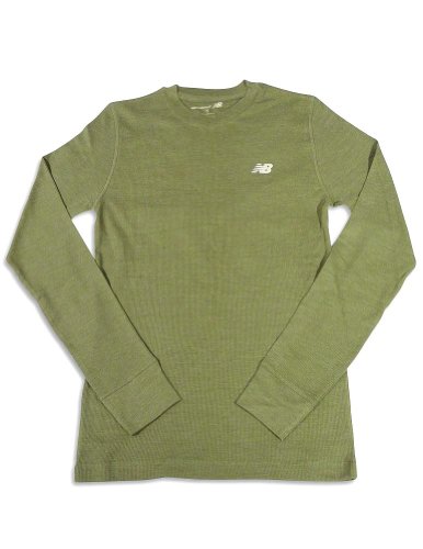 New Balance - Mens Thermal Long Sleeve Crew Neck Top NB00914TH, Forest (Size Small)