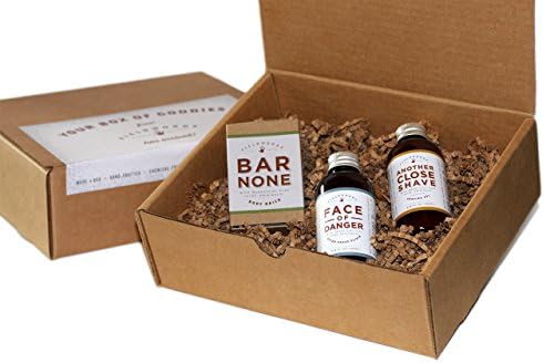 Fieldworks Supply-Organic Shave Gift Set-Shave Gel, Aftershave Elixir and Body Soap. Made with Essential Oils and Botanicals - Featuring Beneficial Bentonite Clay For Skin Health