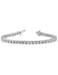 14k White Gold AA Diamond tennis bracelet