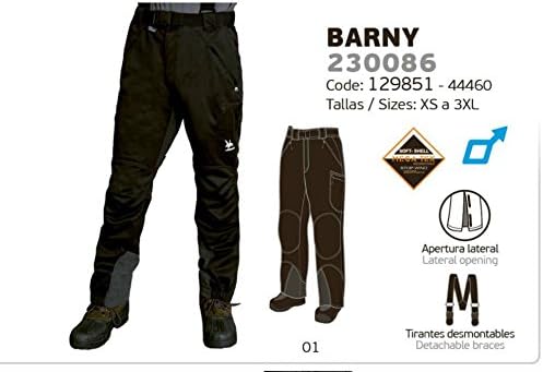 Barny Joluvi SKI Trousers Black Mens T-xl
