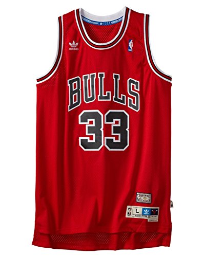 Scottie Pippen Chicago Bulls Adidas NBA Throwback Swingman Jersey - Black
