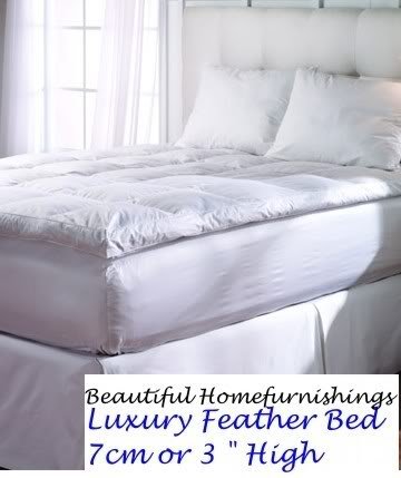 Homescapes Goose Feather Bed Mattress Topper : Mattress Toppers