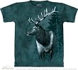 The Mountain Elk in Field Pine Trees Tee T-shirt
