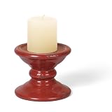 Foreside Prosecco Small Candleholder, Red