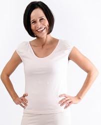 Veria Loungewear Cap Sleeve Top - Soft Pink, Organic Cotton